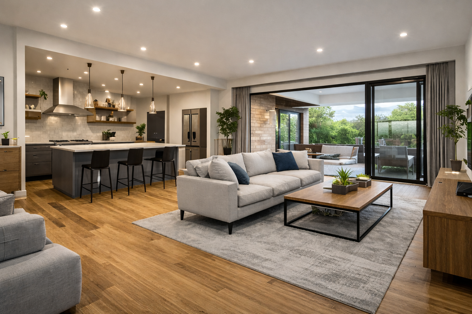 Bright, modern renovated interior